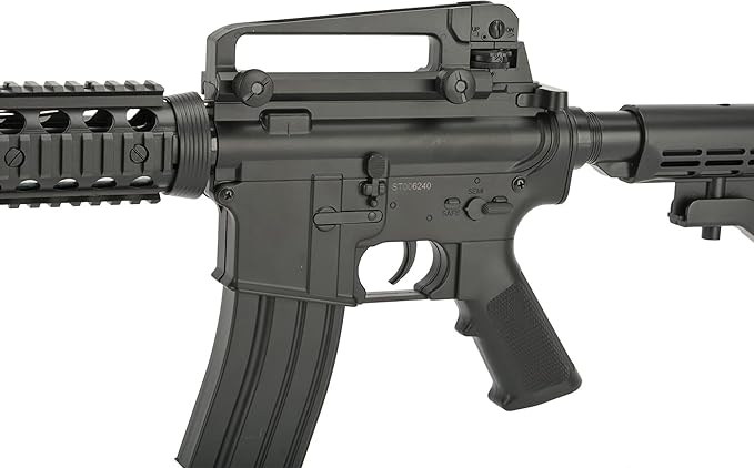 Evike CYMA AEG Mag Compatible Full Size Airsoft M4 Spring Powered Rifle (M4 RIS)