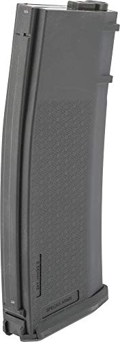 Evike Specna Arms 120rd Mid-Cap M4/M16 Polymer S-Mag Airsoft AEG Magazine (Grey)