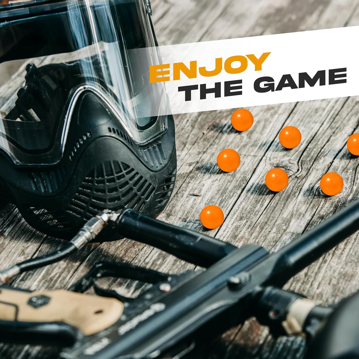 3Skull .43 Caliber Premium Paintballs Orange (800)