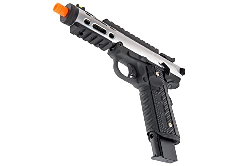 WE-Tech Galaxy 1911 Gas Blowback Metal Airsoft Pistol Silver Black Type A