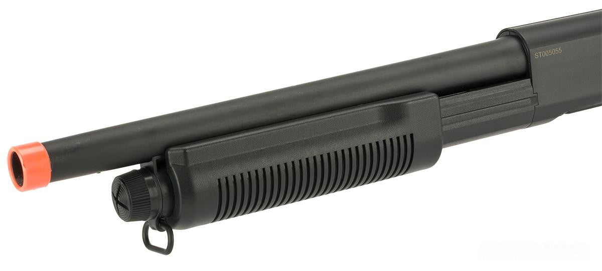 Evike CYMA M870 3-Round Burst Multi-Shot Airsoft Shotgun (Folding Stock CQB)