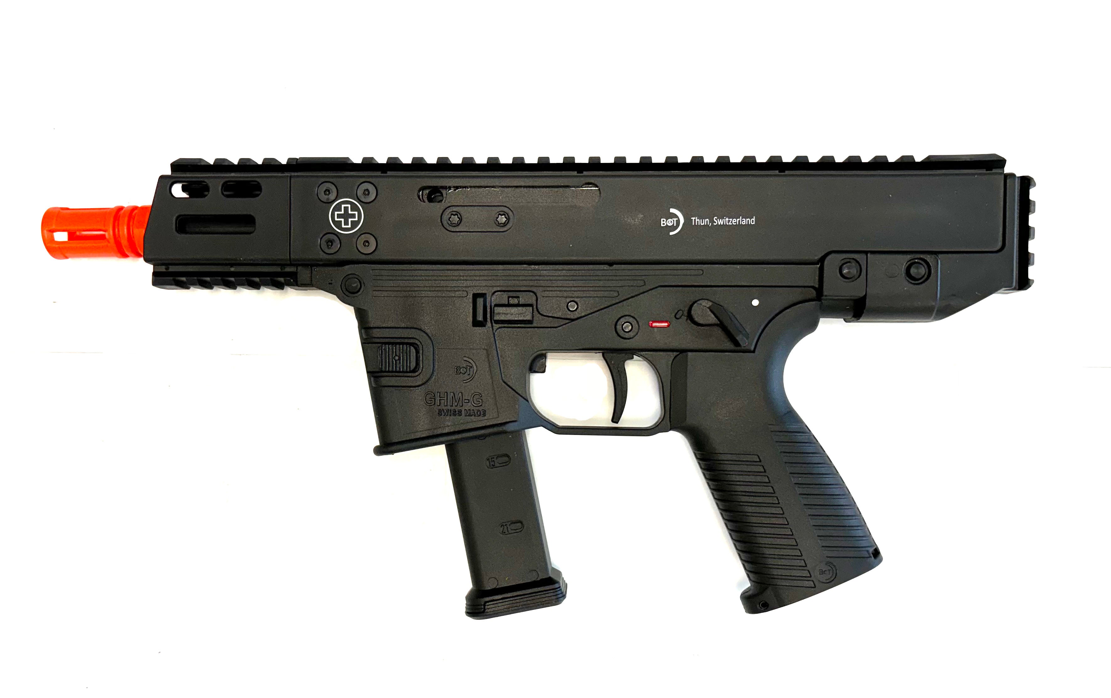 Evike Lambda Defence B&T GHM9-G Gas Blowback Airsoft SMG (Short Version / Black)