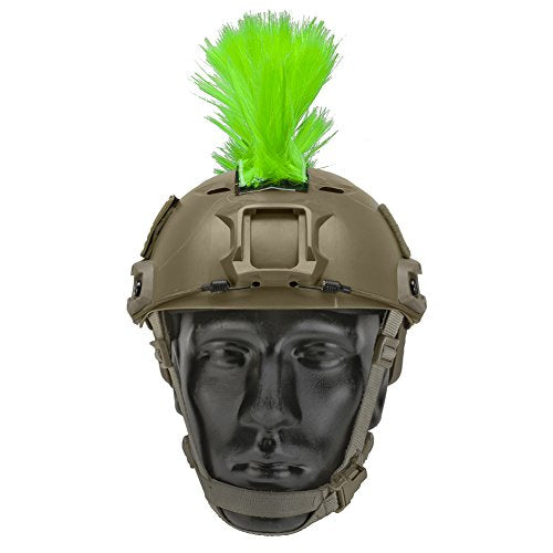 Evike Matrix Tacti-Cool Airsoft/Paintball Helmet Crest Mohawk - Green - (50016)