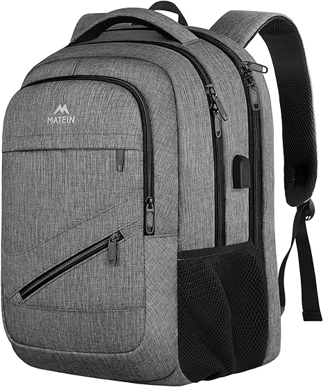 MATEIN 18 Inch Laptop Backpack, Extra Large Travel Backpack with Luggage Strap