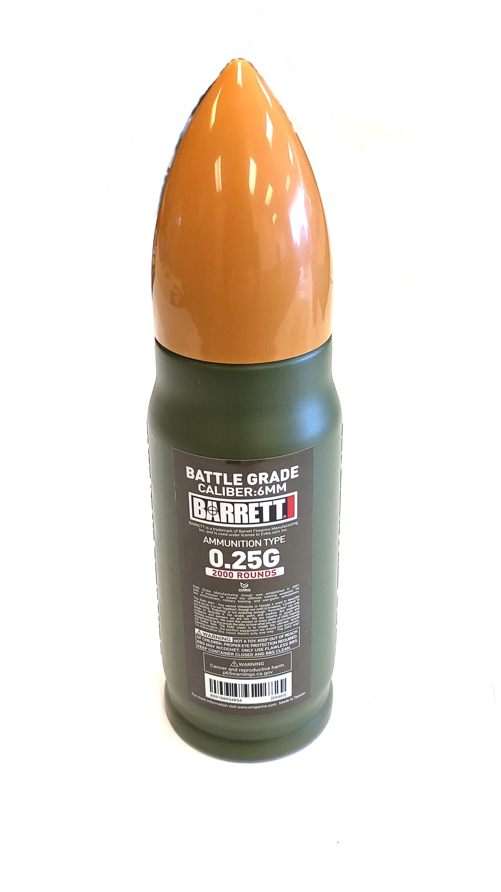 EMG Barrett Licensed Battle Grade 6mm Airsoft BBs (Type: 0.25g / 2000rd)