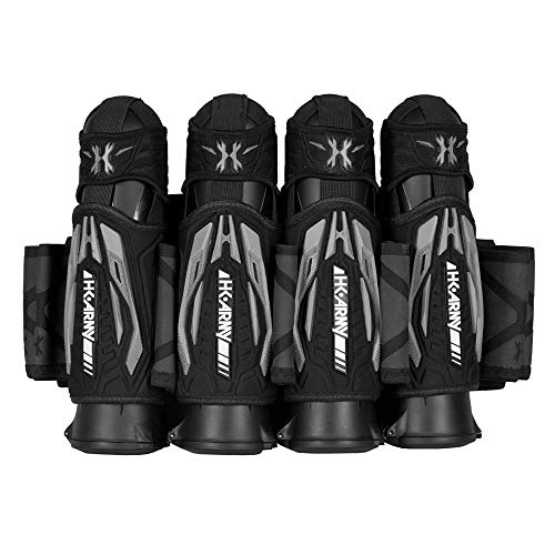 HK Army Zero G 2.0 Paintball Harness 4+3 Pod Pack - Black/Grey