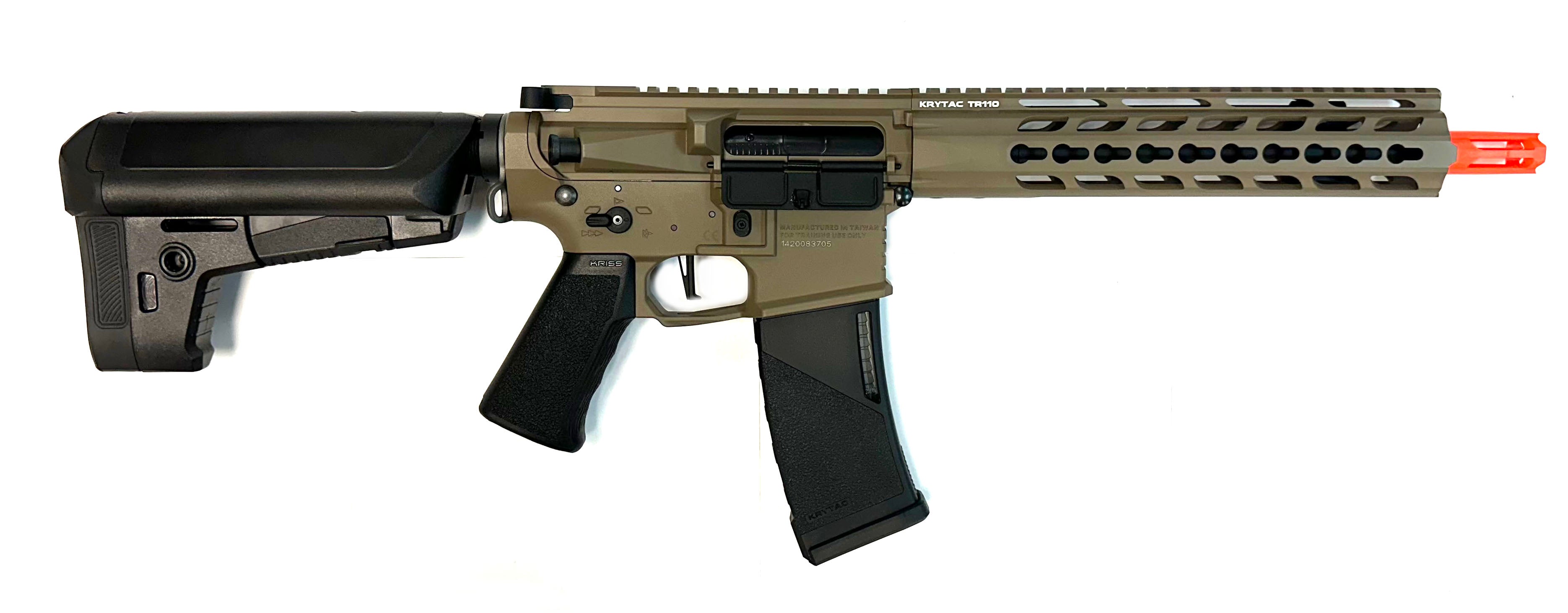 Krytac Full Metal Trident MKII PDW Airsoft AEG Rifle (Color: Flat Dark Earth)