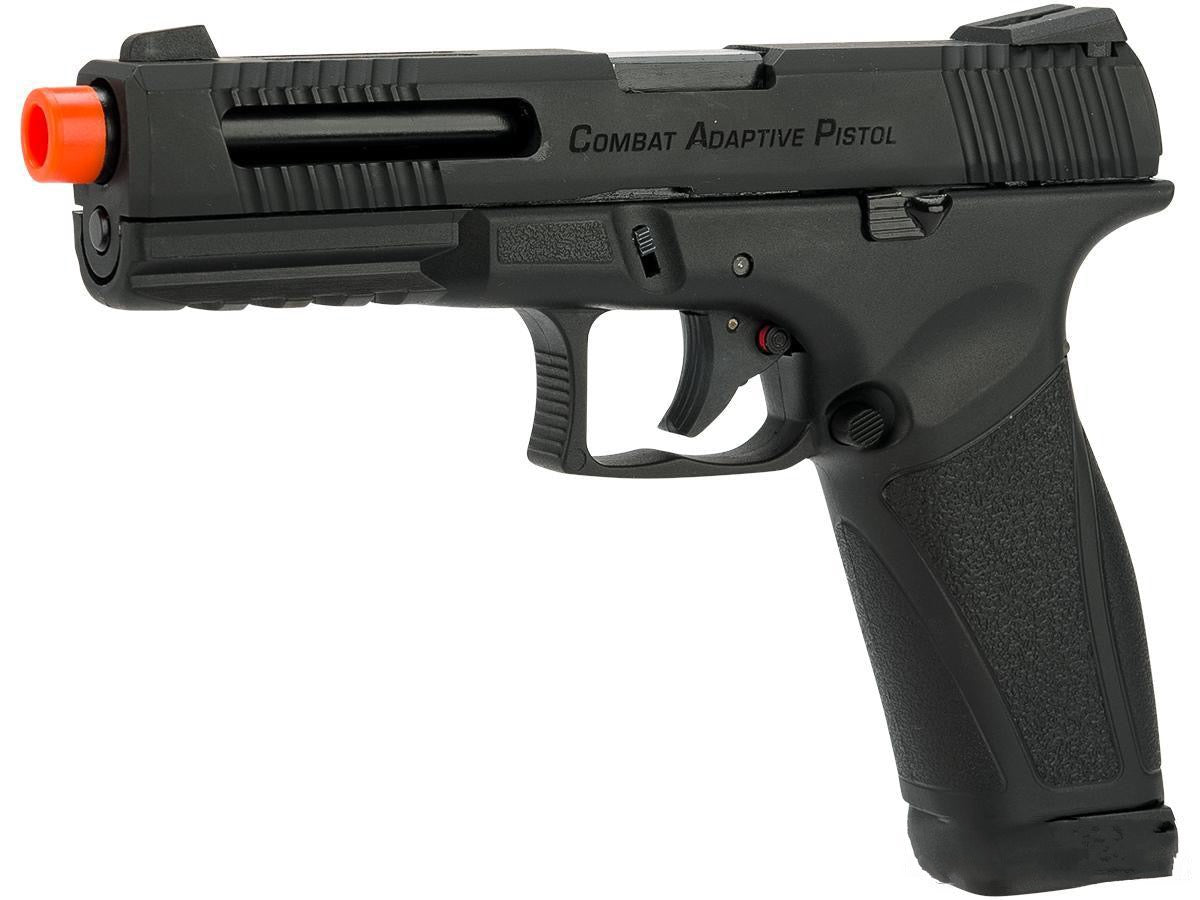 APS A-CAP Combat Adaptive Pistol CO2 Powered Airsoft Blowback Pistol - Black