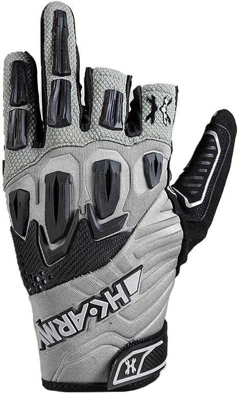 HK Army Hardline Armored Paintball Gloves -Graphite - Medium