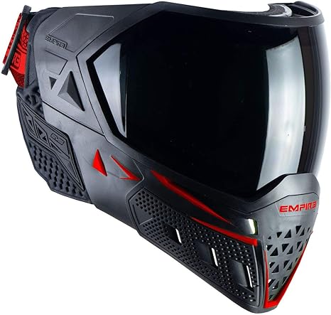 EMPIRE EVS Paintball Mask Goggle Black/Red Thermal Ninja/Thermal Clear