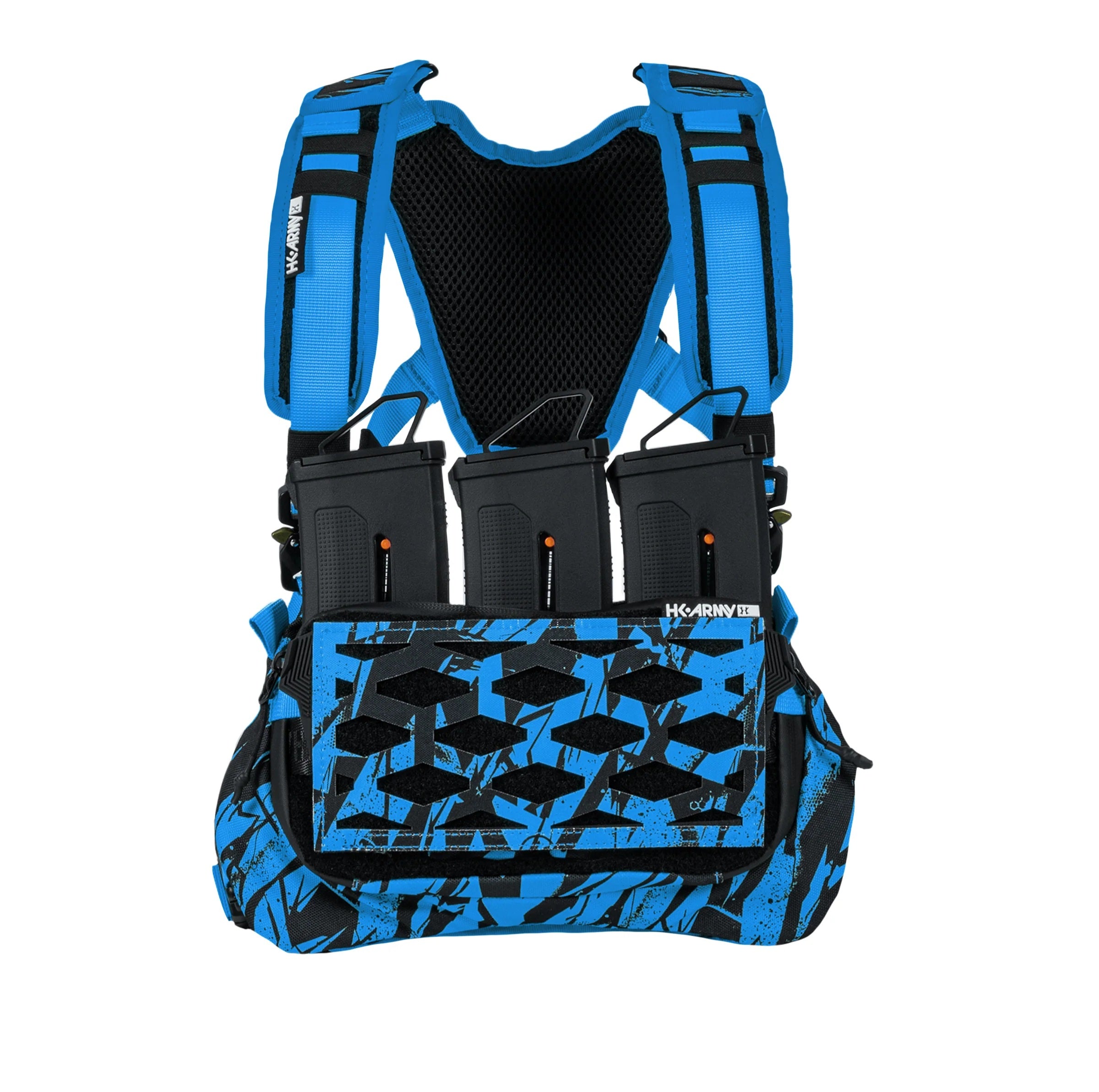 HK Army Hostile Sector Chest Rig - MOLLE Tactical Airsoft Vest (Blue)