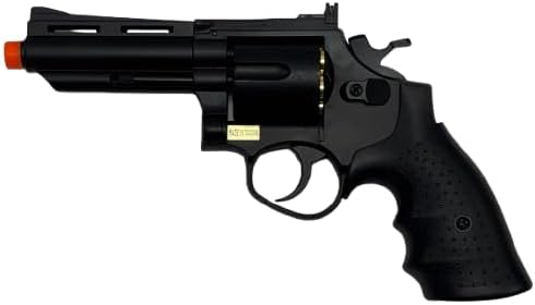 Valken Infinity 357 Airsoft Revolver Pistol w/ 6 Cartridges - Green Gas / Black