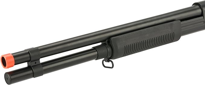 Evike CYMA M870 3-Round Burst Multi-Shot Airsoft Shotgun (Folding Stock Metal)