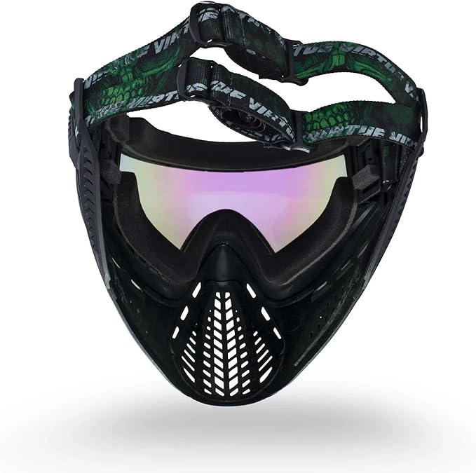 Virtue VIO Ascend Thermal Paintball Goggles/Masks (Acid Skull LE), Adjustable