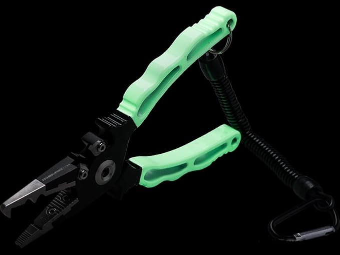 Fishing.Evike Professional "Tracer-Knight" Glow-in-the-Dark Sea-Ready Fishing Pliers