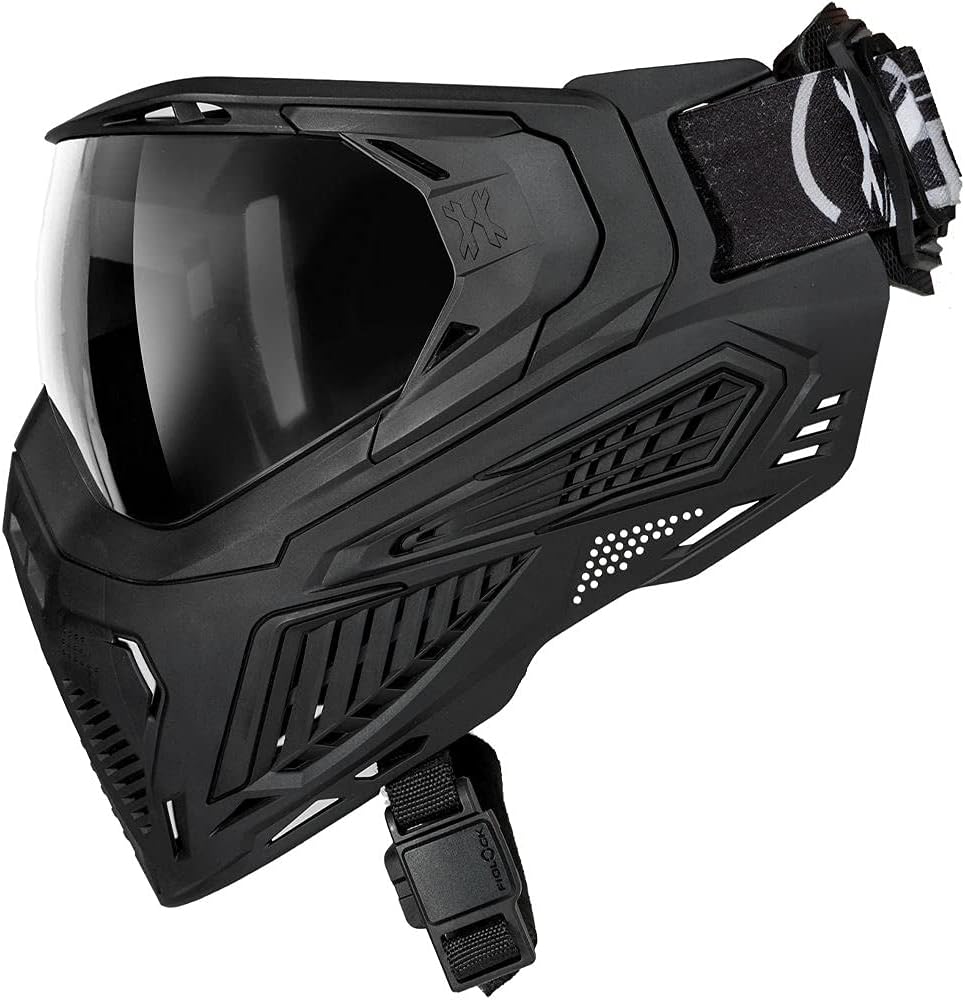 HK Army SLR Face Mask with Thermal Anti Fog HD Paintball and Airsoft - Midnight