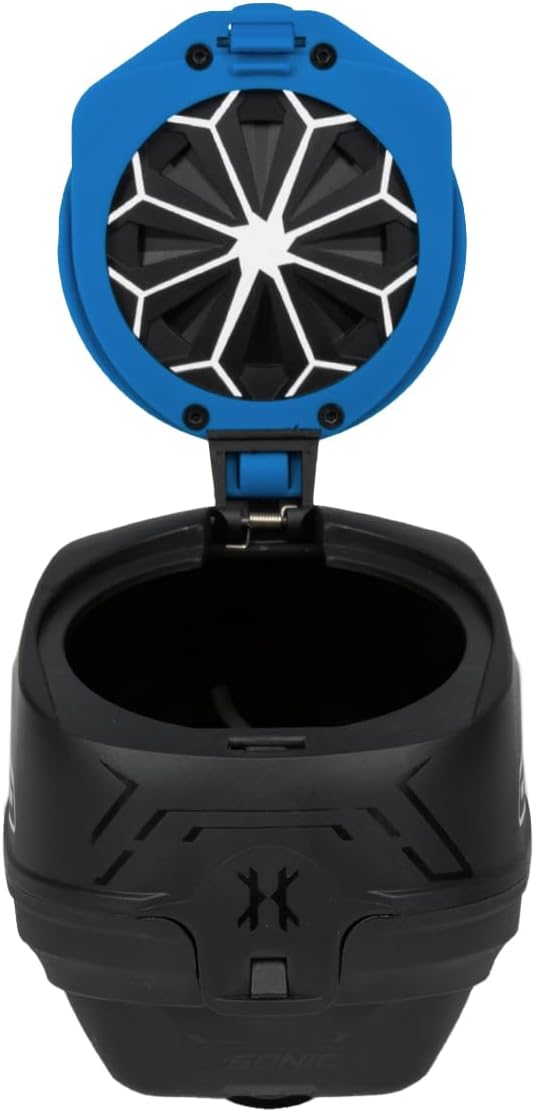 HK Army Sonic Plus Paintball Loader and Speed Feed 16+ BPS Hopper (Black/Blue)