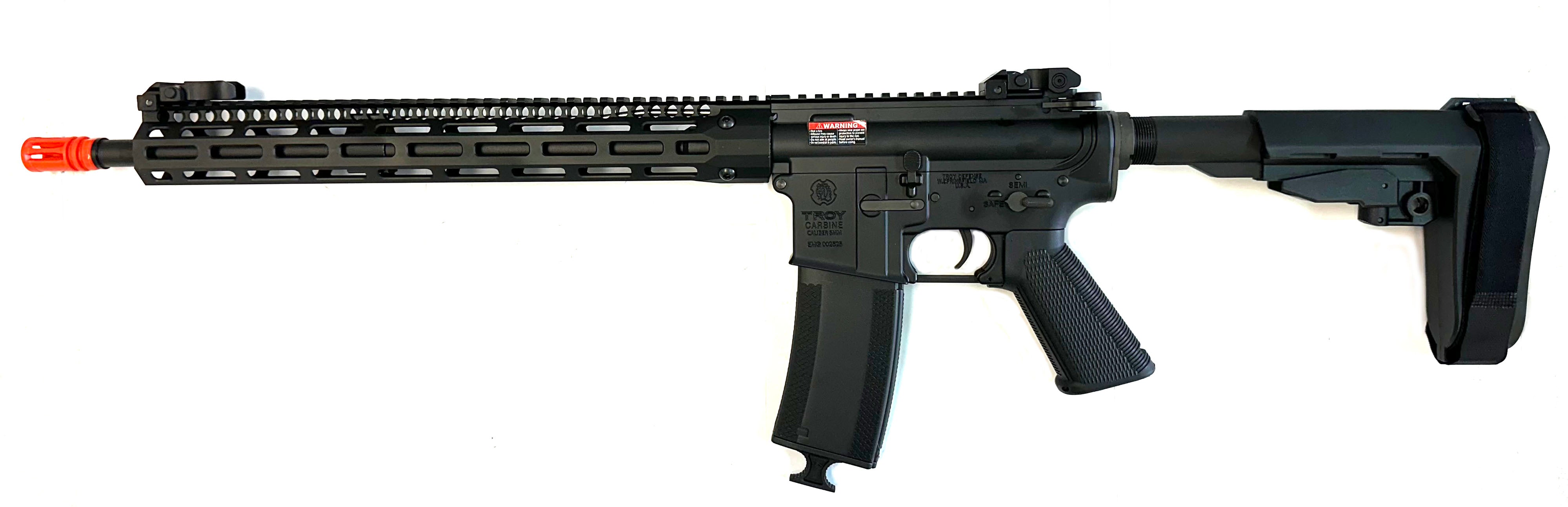 EMG Troy Industries Licensed SOCC M4 Carbine M-LOK AEG Airsoft Rifle 15" RIS