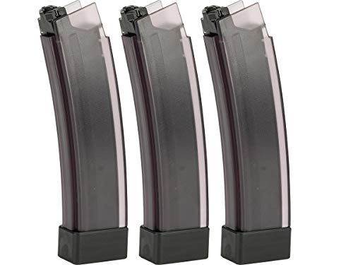 Evike ASG 75rd Mag for CZ Scorpion EVO 3 A1 AEG Smoked Translucent Box of 3