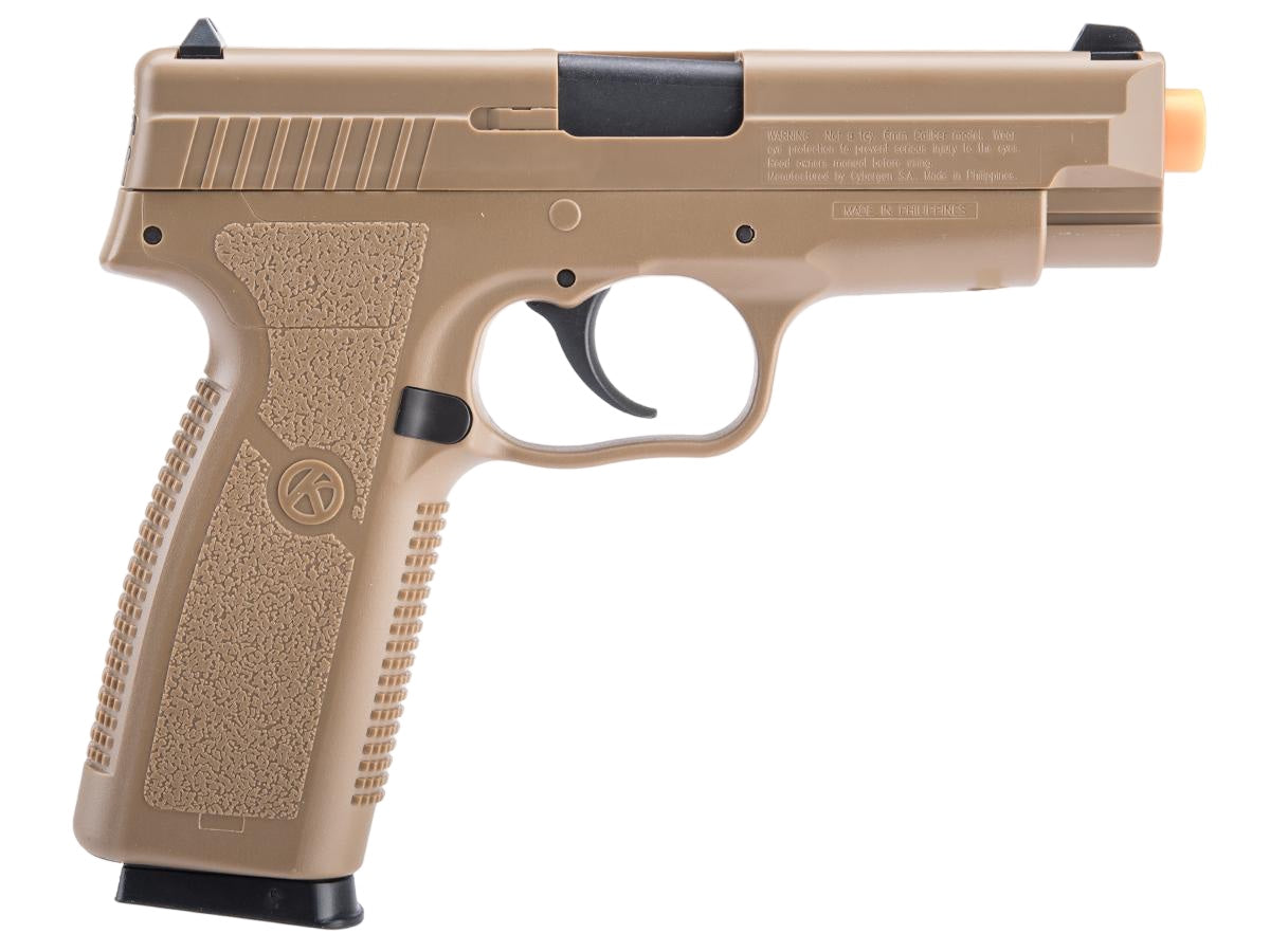 Cybergun KAHR ARMS Licensed TP45 Full Size Airsoft Pistol (Tan / Gun Only)