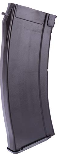 Evike MAG 100Rd Mid-Cap Mag for AK Series Airsoft AEG(Plum/5.45 Style/Pack of 5)