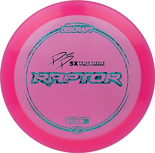 Discraft Z Raptor with Paige Pierce Signature 170-172 Distance Driver Golf Disc