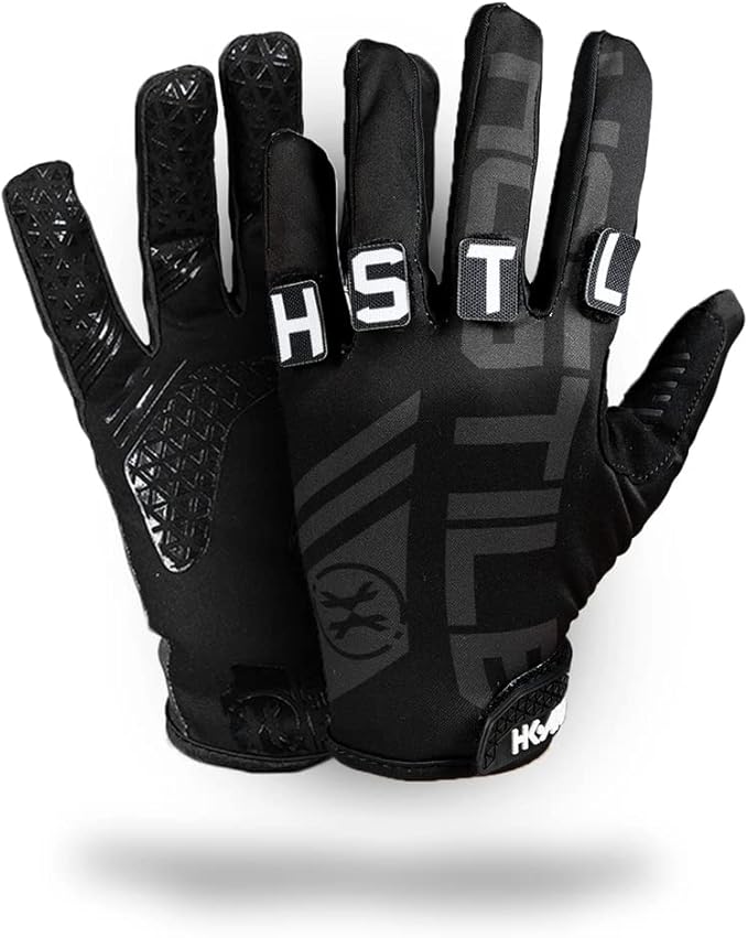 HK Army Freeline Knucklez Customizable Paintball Gloves - Blackout - Large