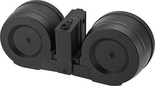 Evike Airsoft - Matrix SR25 Series 2500rds Electric Auto Winding Drum Magazine