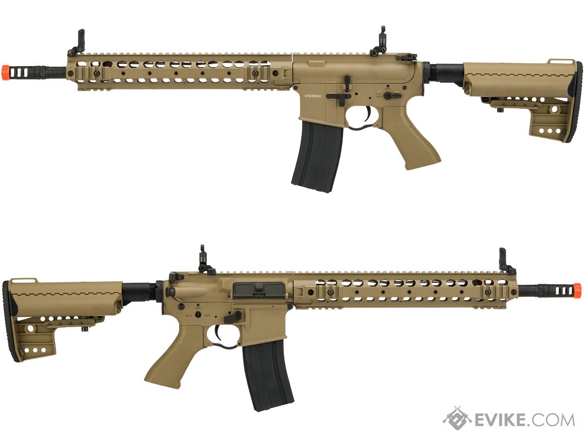 Evike CYMA Sport Airsoft AEG with 13" UX Modular Handguard (Color: FDE)