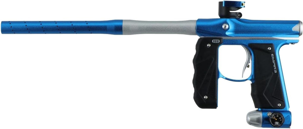 Empire Mini GS Paintball Gun w/ 2 Piece Barrel - Dust Blue / Dust Silver (17385)