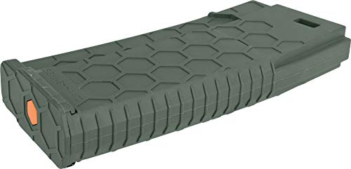 Evike Hexmag Airsoft 120rds Polymer MidCap Mag for M4/M16 Airsoft AEG Rifles(OD Green)