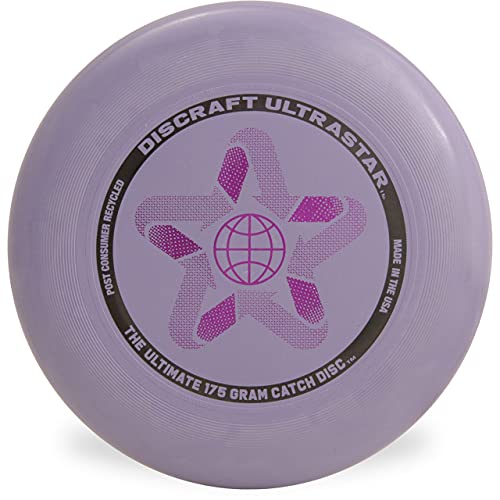 Discraft Ultrastar Ultimate Frisbee Disc, 175g Post-Consumer Recycled Material, Pick Color