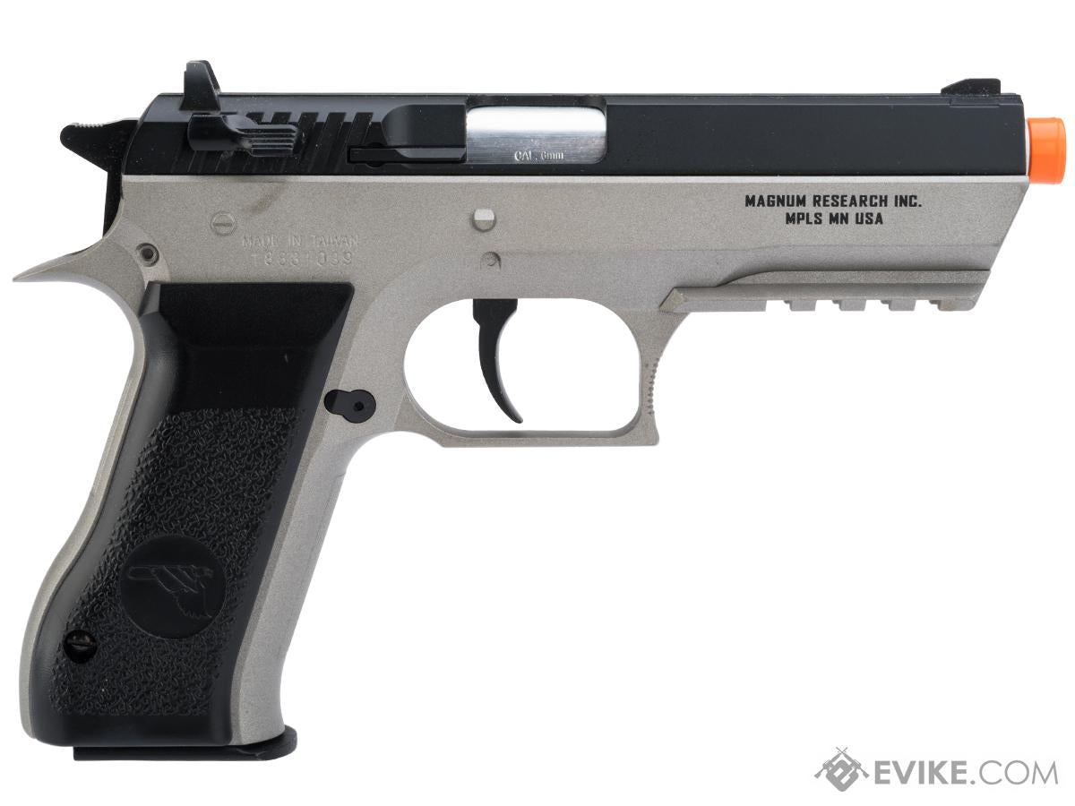 Evike Magnum Research Jericho 941 Baby Desert Eagle Airsoft CO2 Pistol (Blk/Gry)