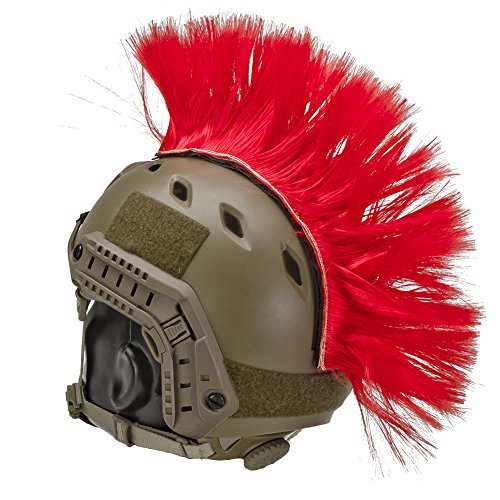 Evike Matrix Tacti-Cool Airsoft Helmet Crest Mohawk - Red