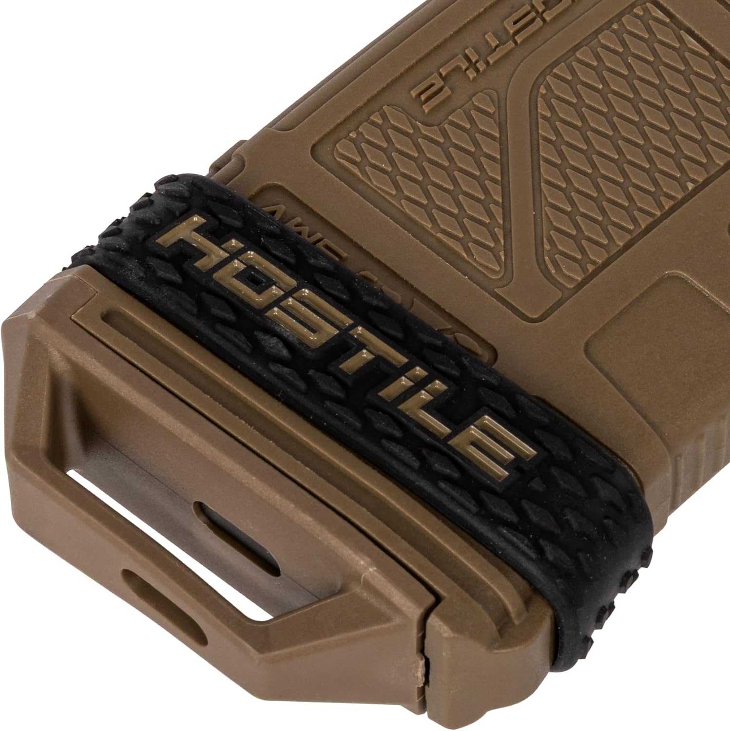 Hostile Airsoft 250 Round MidCap Polymer Magazine - Fits M4 Style AEG - No Winding (Tan)