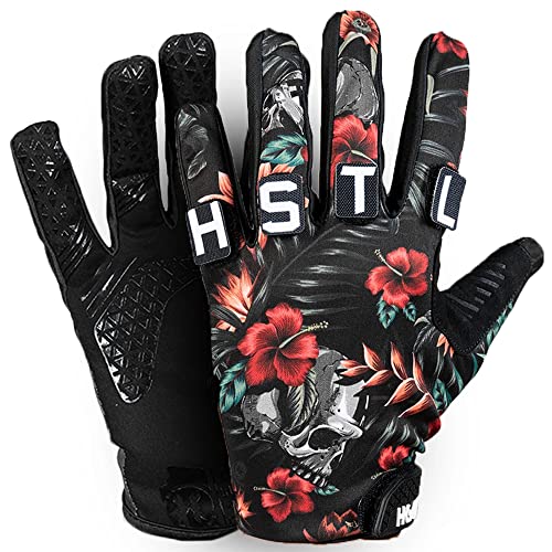 HK ArmyFreelineKnucklezCustomPaintballGloves-TropicalSkull-MdUsed