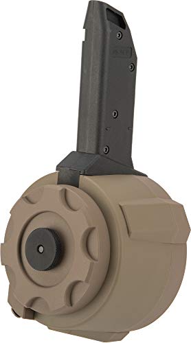 Evike Angel Custom Firestorm 1500rd Airsoft AEG Drum Flashmag Dark Earth/Vector