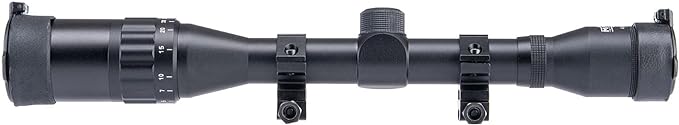 Evike Airsoft - Matrix 4x32 AO & Mil-Dot Reticle Range Estimating Scope w/Scope Rings (Color: Black)