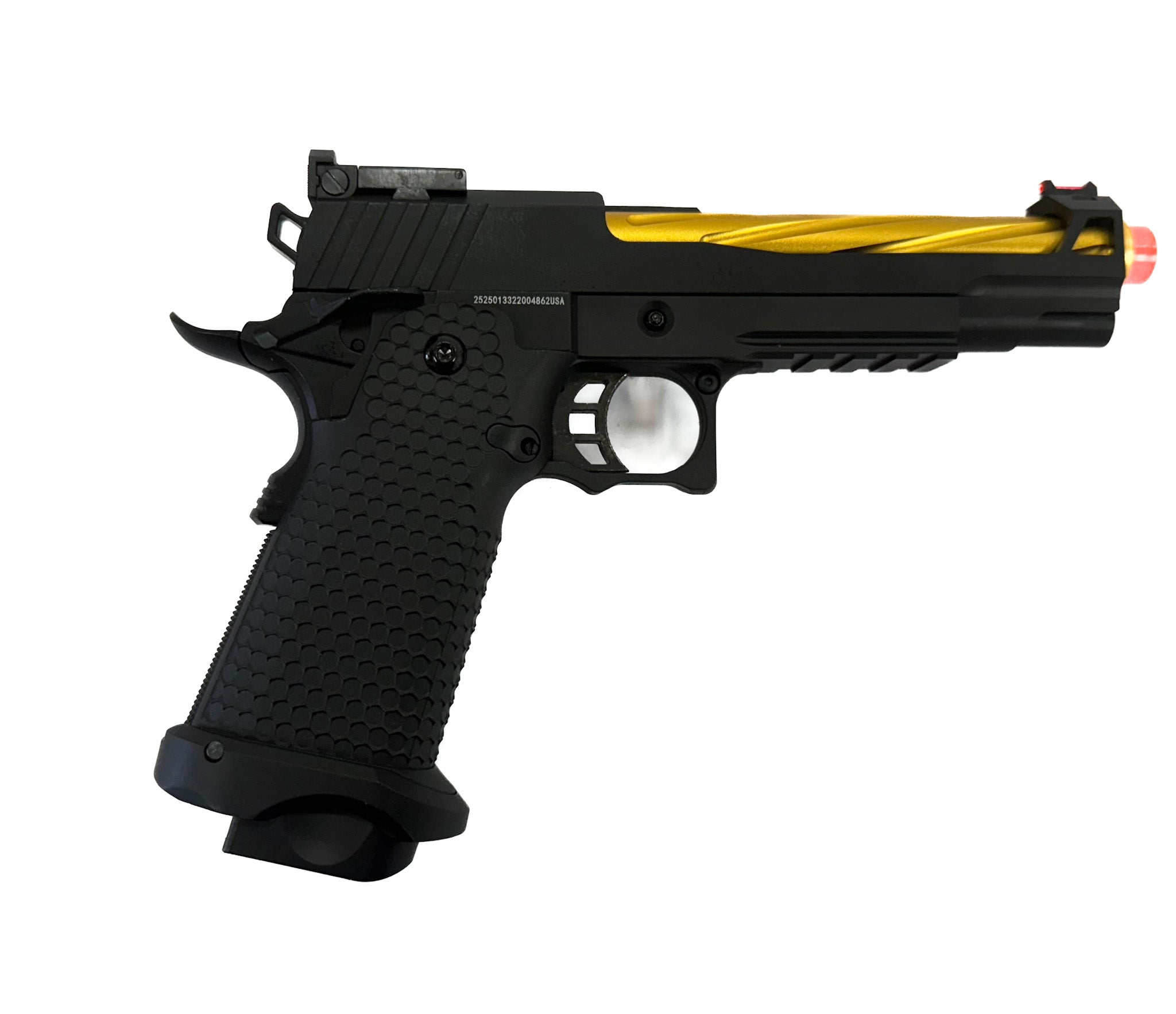 MatrixGoldenEagle FullMetalOTS.45Tact Hi-CAPA GasBB AirsoftPistol w/Case(Mod-12)