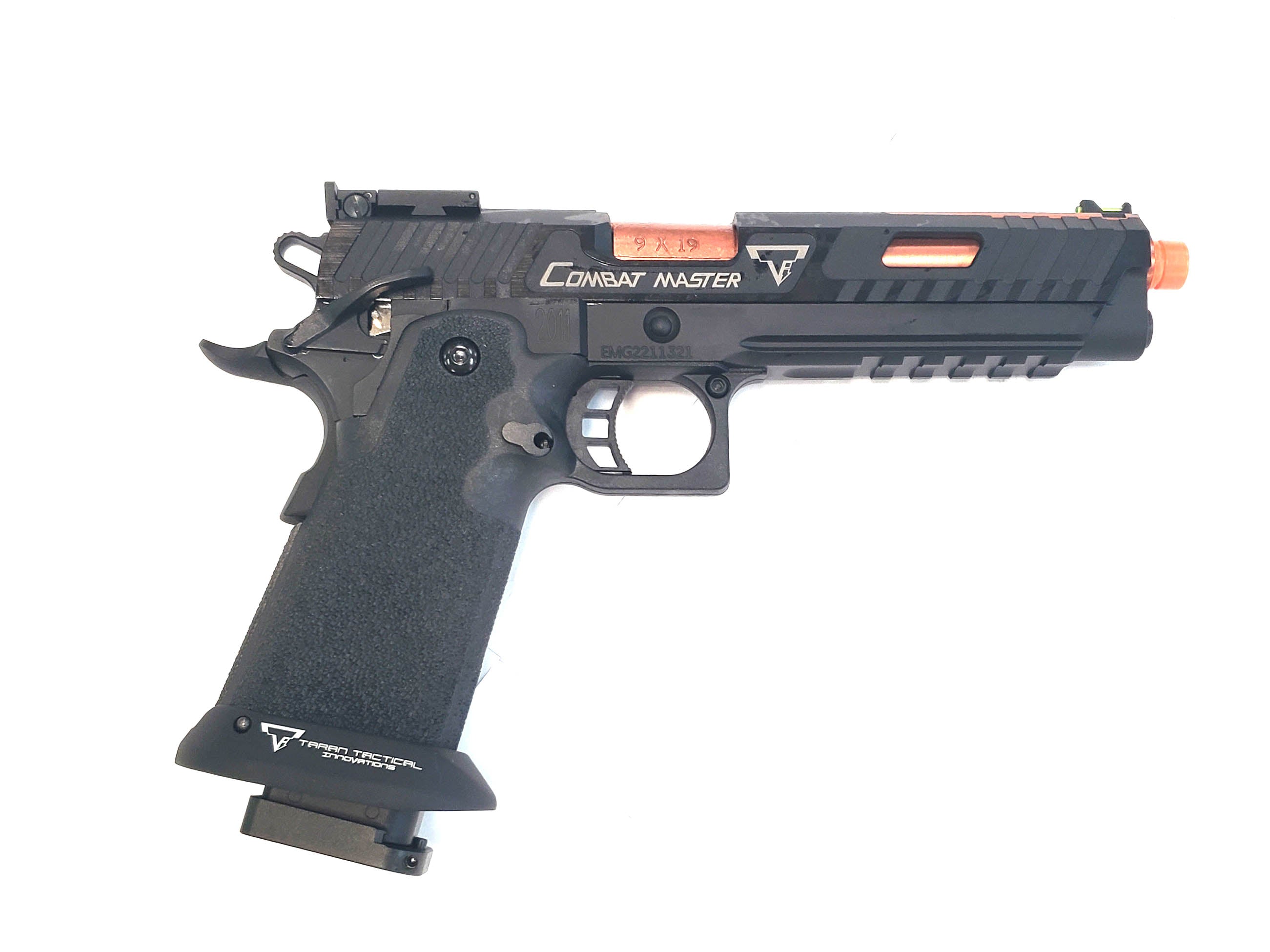 EMG TTI JW3 2011 Combat Master Full Auto Airsoft Pistol w/ Island Barrel