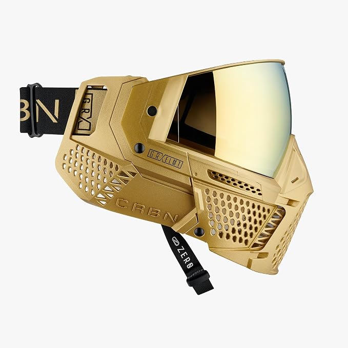 CRBN Paintball Zero GRX Goggle - Less Coverage (ELMT Gold)