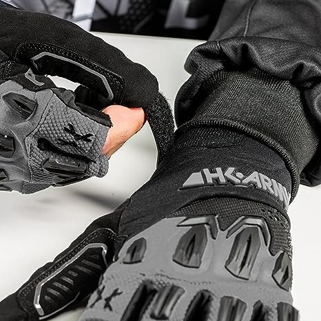 HK Army Hardline Armored Paintball Gloves -Slate - Small