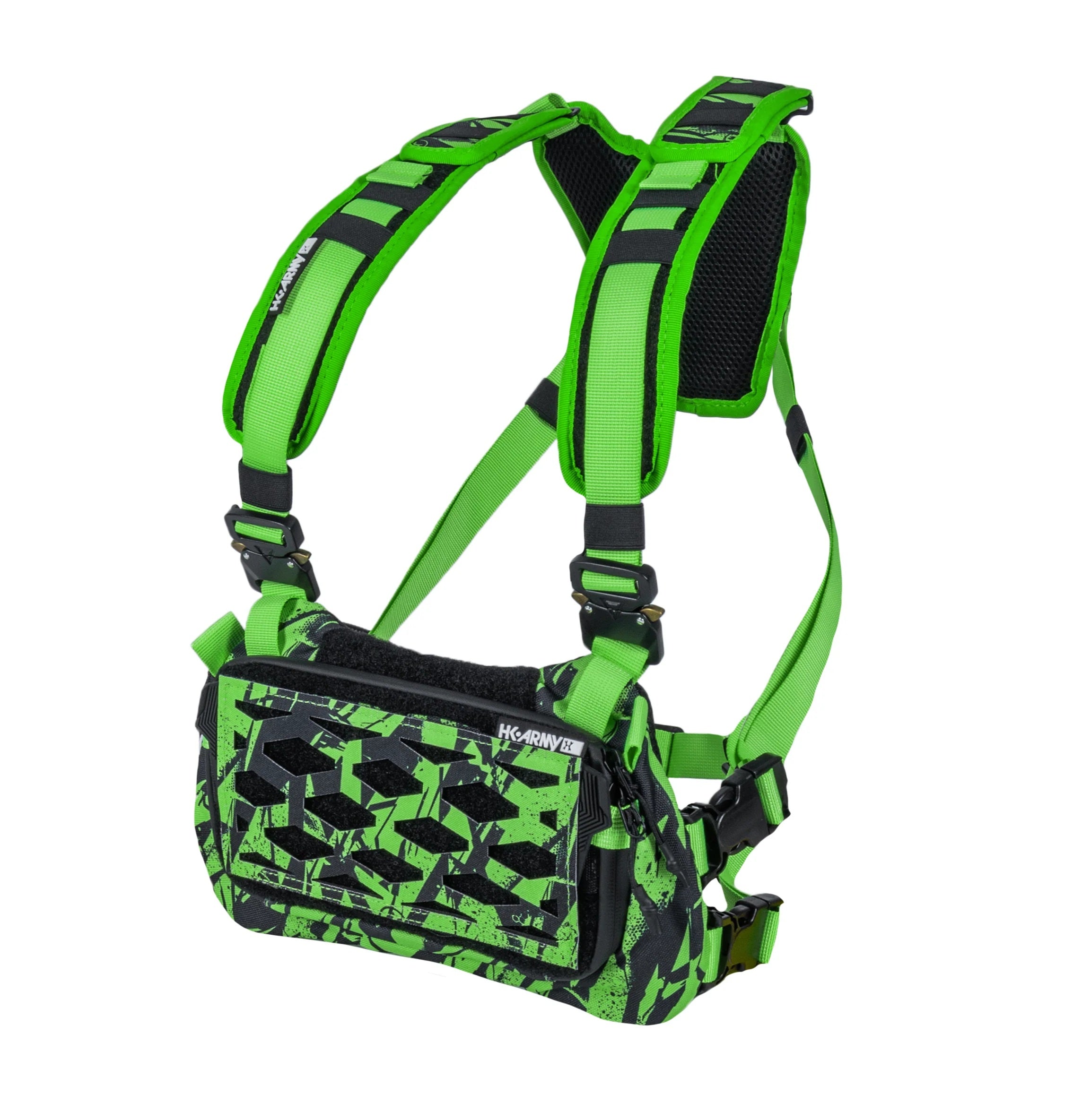 HK Army Hostile Sector Chest Rig - MOLLE Tactical Airsoft Vest (Green)