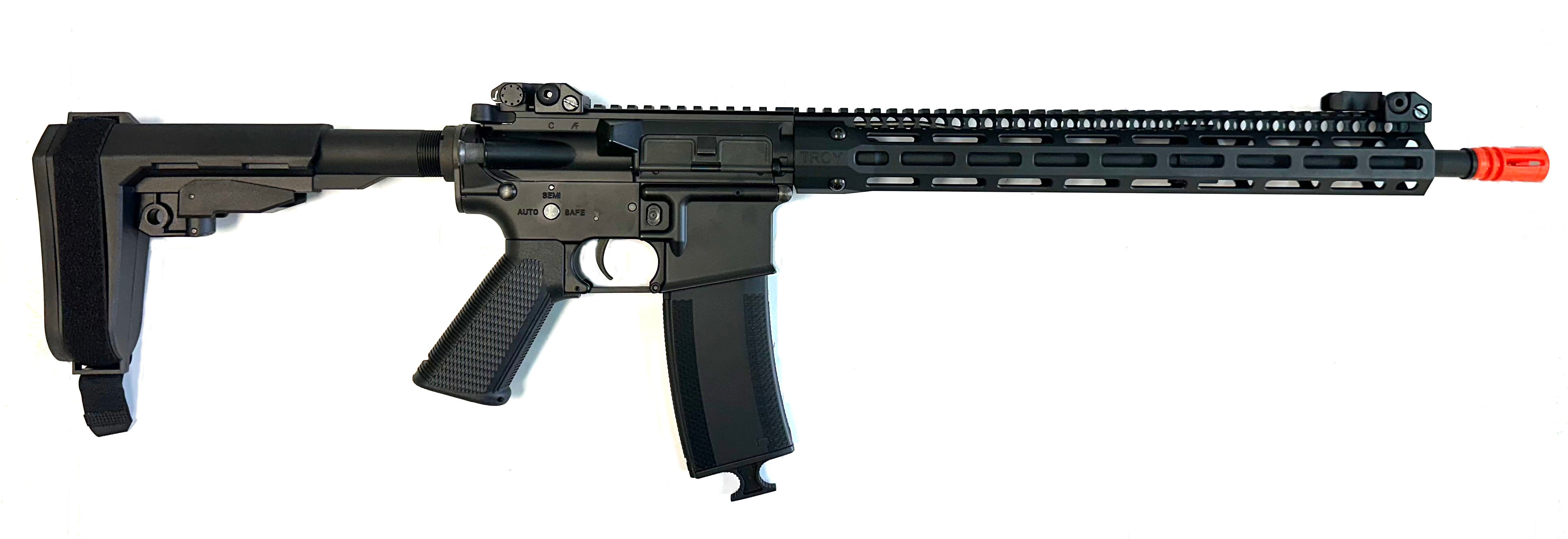 EMG Troy Industries Licensed SOCC M4 Carbine M-LOK AEG Airsoft Rifle 15" RIS