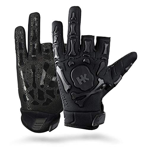 HK Army Bones Paintball Gloves (XL, Black)