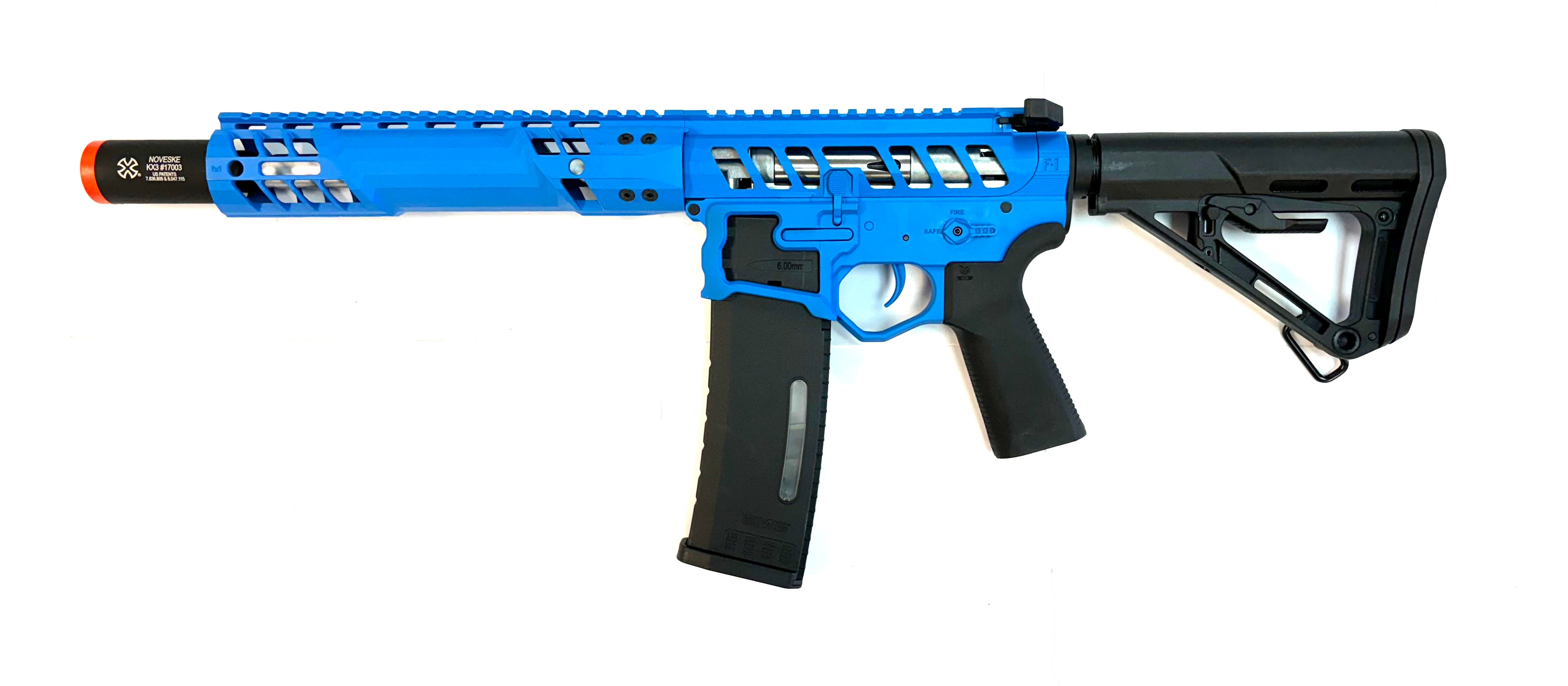 EMG F-1 UDR-15 Airsoft AEG Rifle w/ GATE Aster Programmable MOSFET (SBR / Blue)