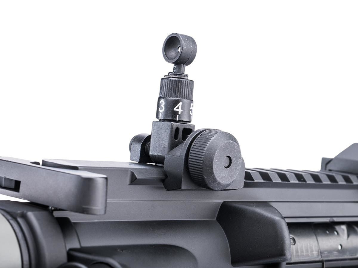 Cybergun Colt Lic M4 AEG Airsoft Rifle w/ E-Shooter MOSFET by E&C (M4A1 CQB/BLK)