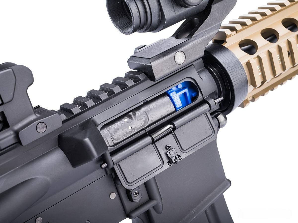 Cybergun Colt Lic M4 AEG Airsoft Rifle w/ E-Shooter MOSFET by E&C (MK18 CQB-R)