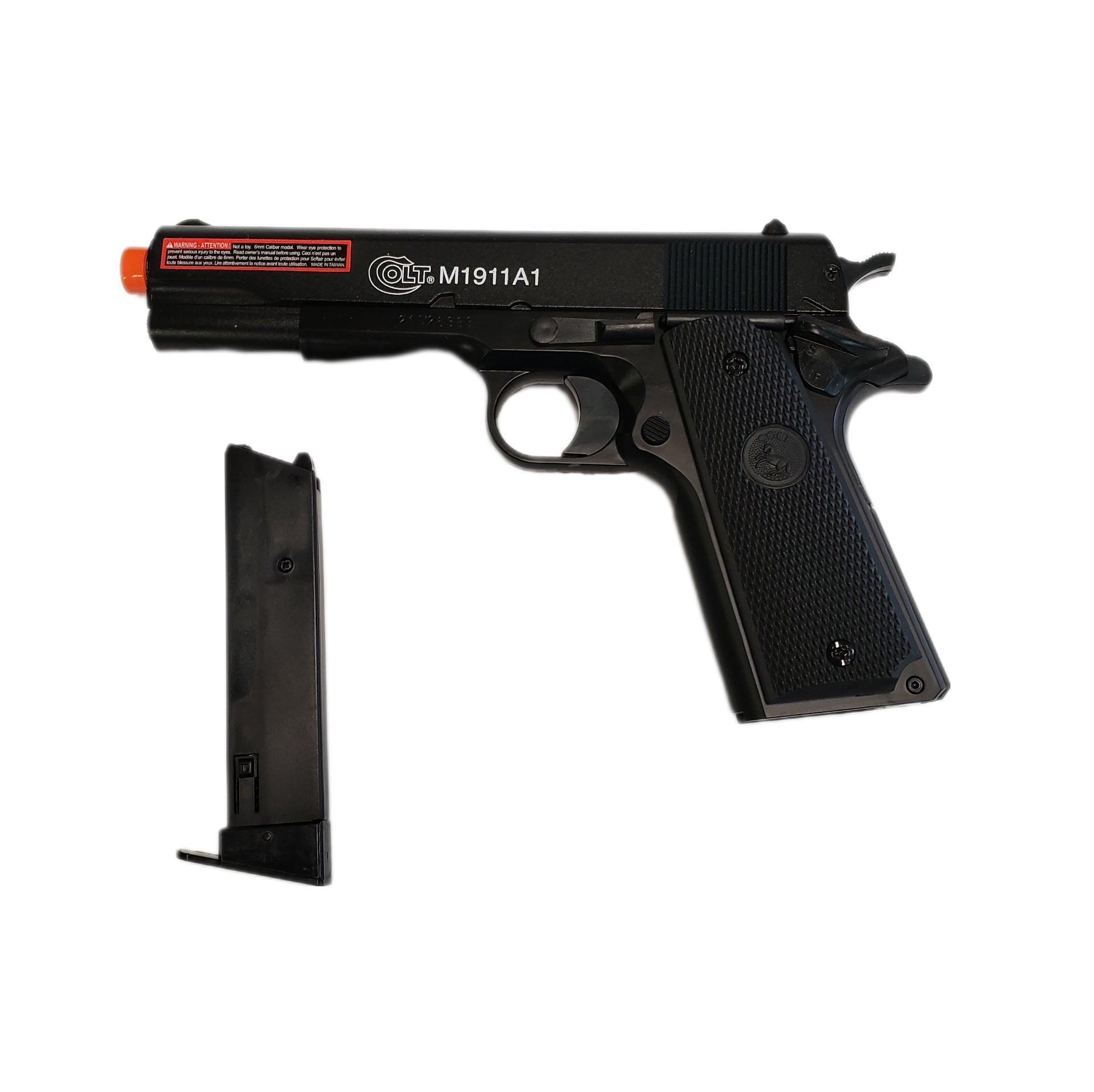 3Skull Colt Licensed Full Size M1911A1 Airsoft Spring Pistol with Metal Slide