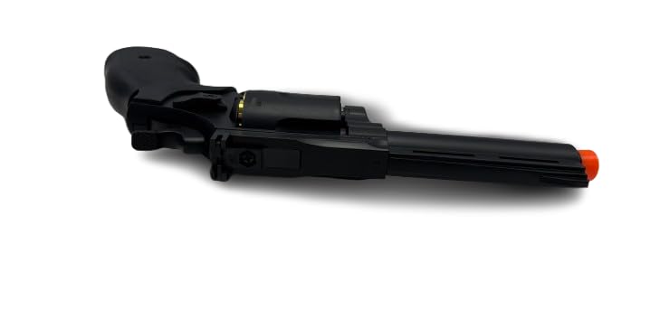 Valken Infinity 357 Airsoft Revolver Pistol w/ 6 Cartridges - Green Gas Gun in Black
